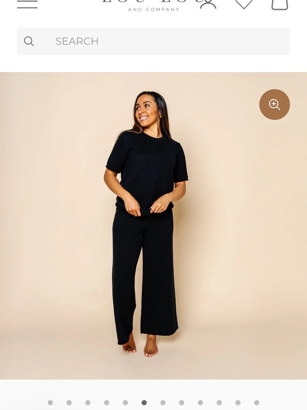 Lou Lou & Company Black Knit Set